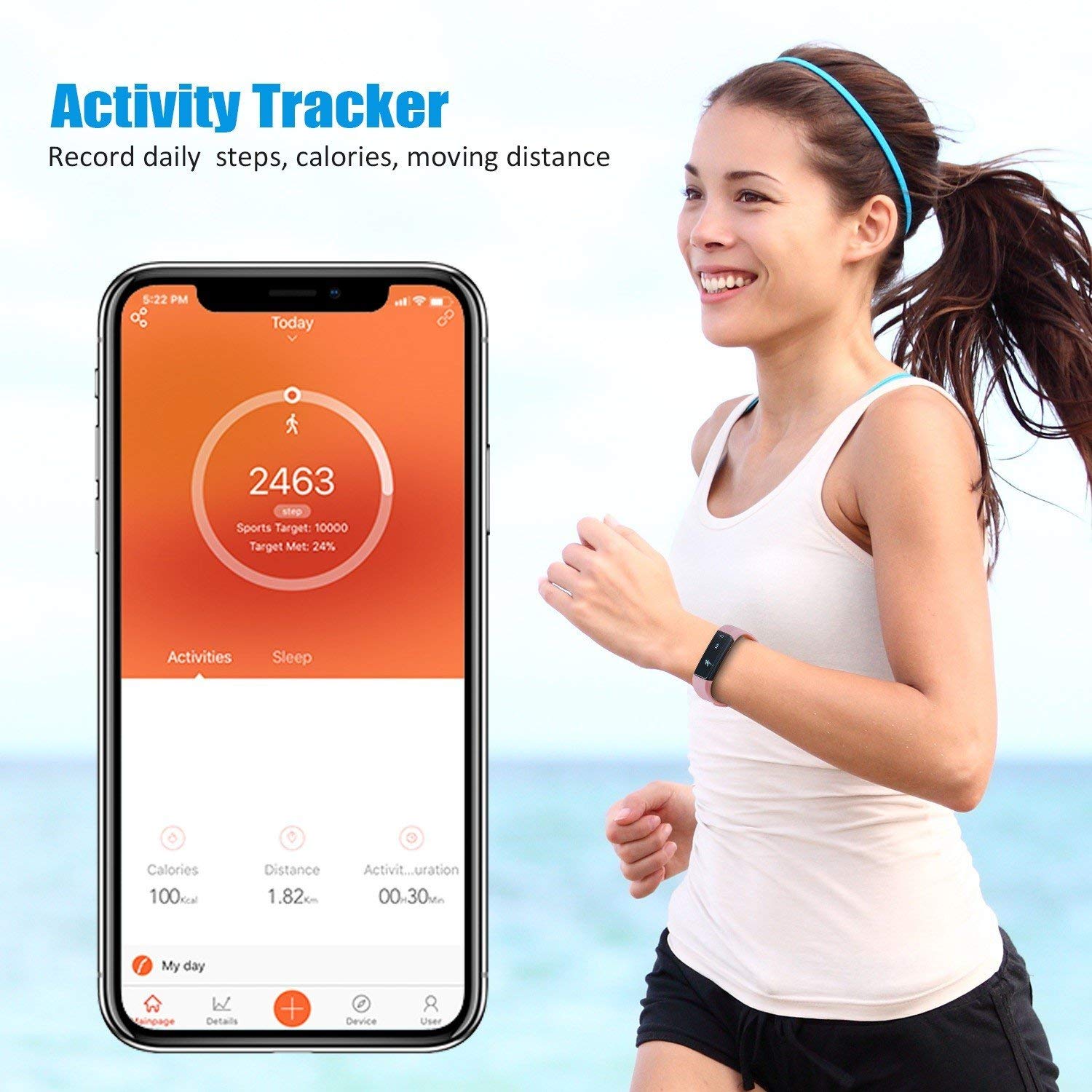 Dozii SmartFit Slim Activity Tracker