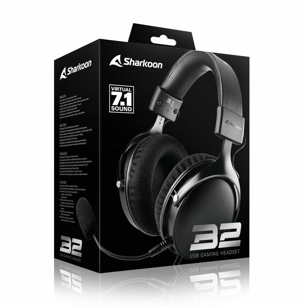 Dozii Sharkoon B2 Wired Gaming Headset