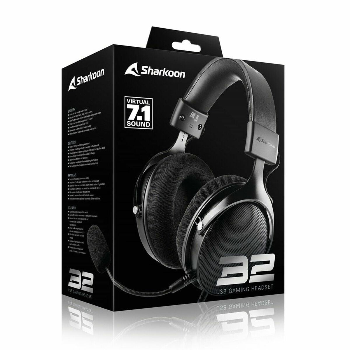 Dozii Sharkoon B2 Wired Gaming Headset